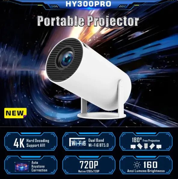 HY300 Pro Projector Home Theater - Iquality