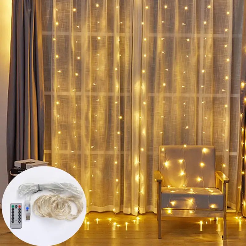 LED Curtain Garland Lights - Iquality