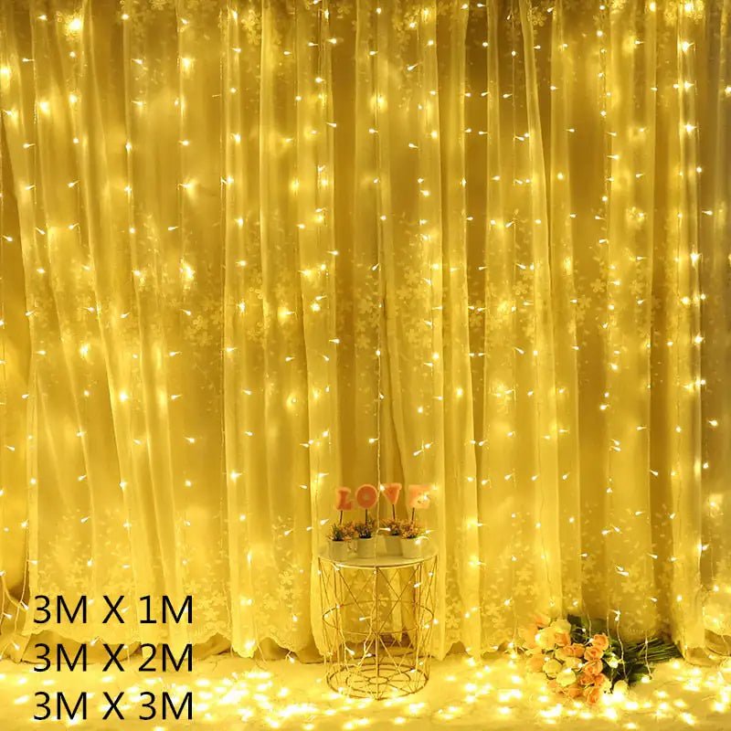 LED Curtain Garland Lights - Iquality