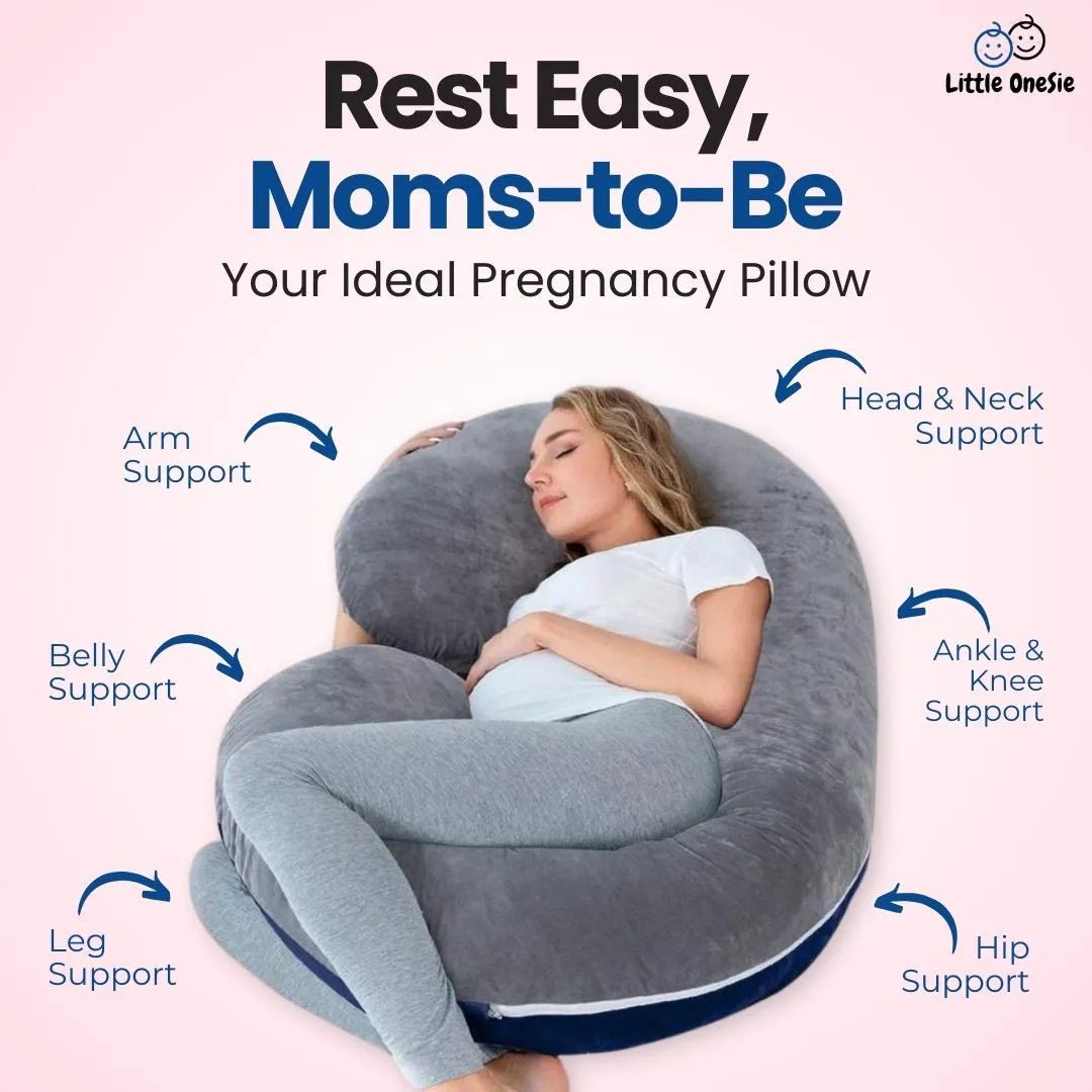 Ultimate Comfort C - Shaped Pregnancy Body Pillow - Iquality