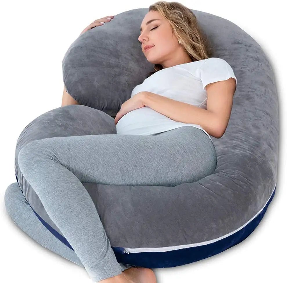 Ultimate Comfort C - Shaped Pregnancy Body Pillow - Iquality